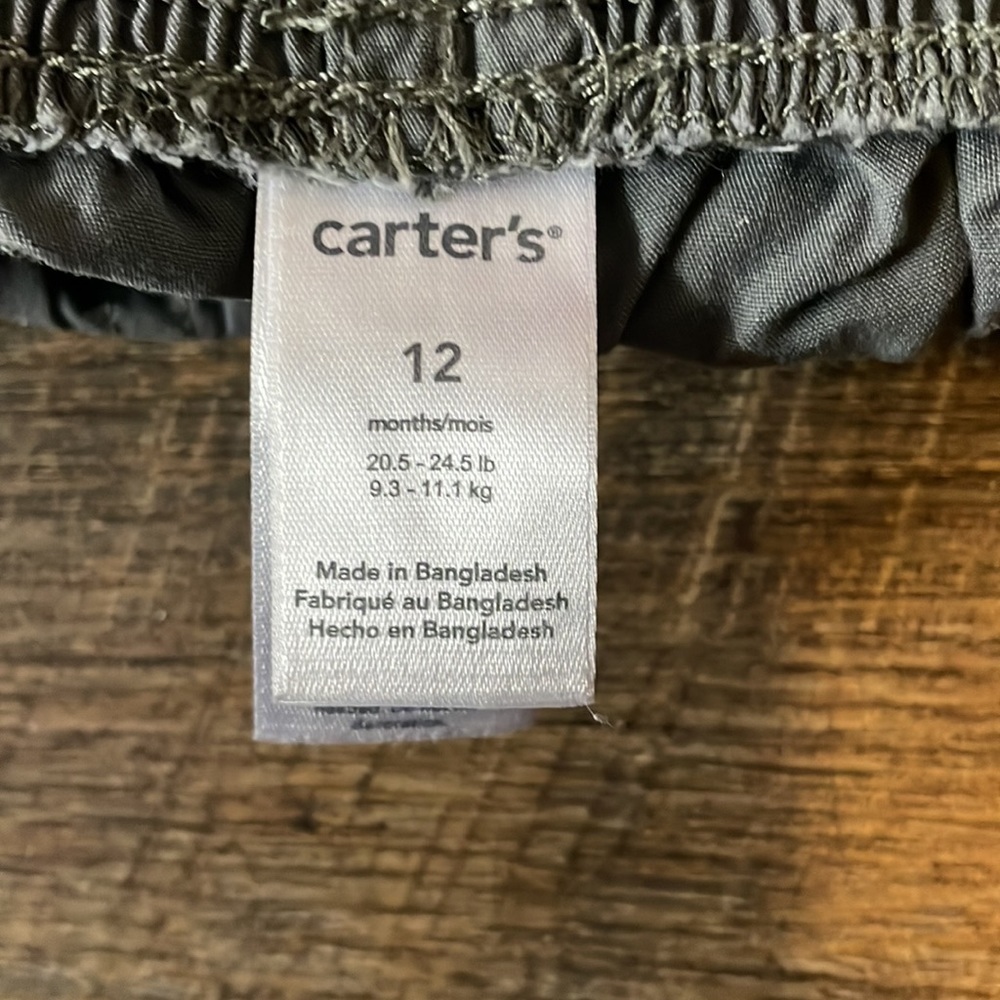 Carter’s Kid’s Shorts Size 12 Months - Picture 5 of 5